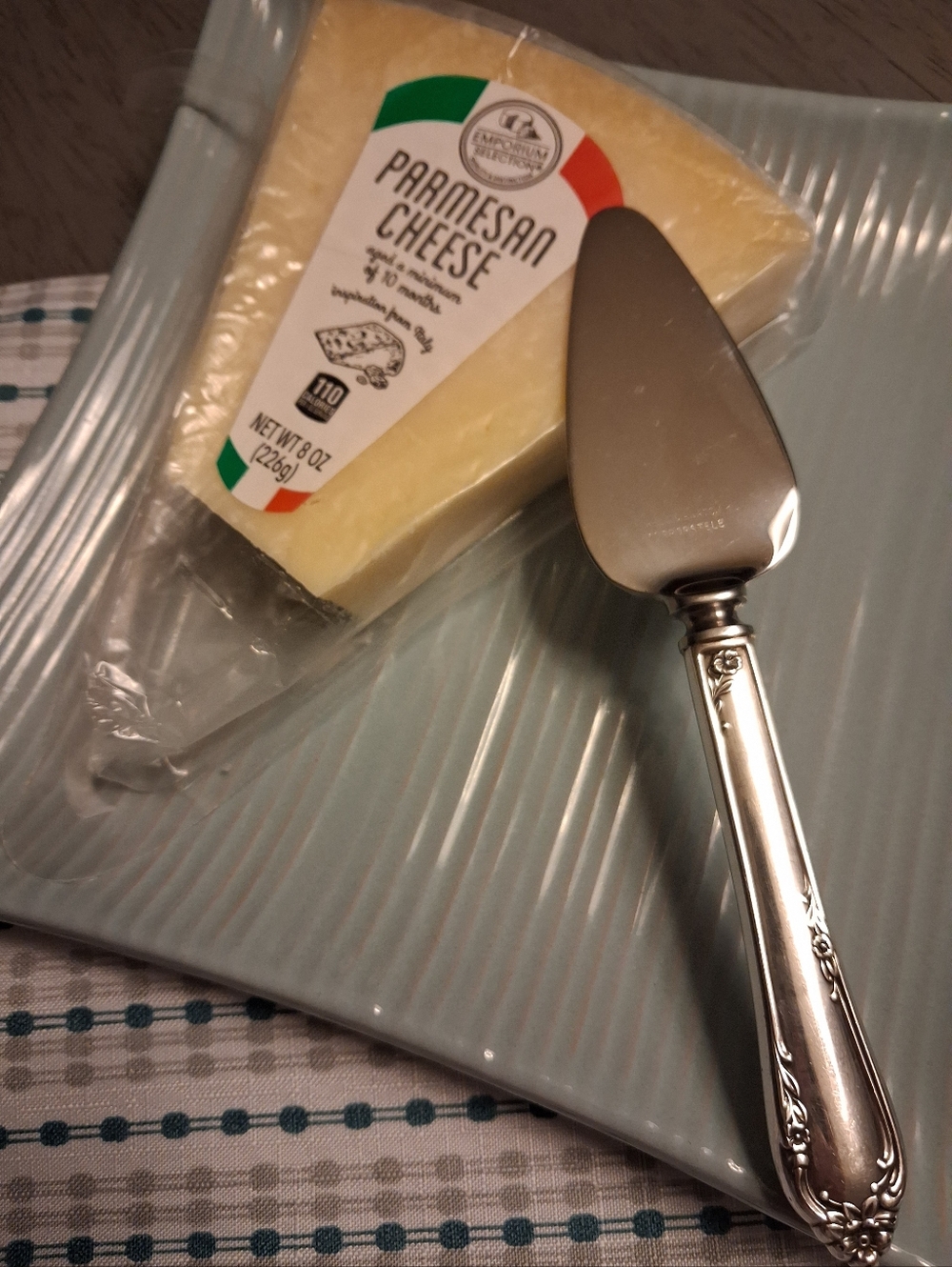 Silver Cheese Server - Picture 2 of 4